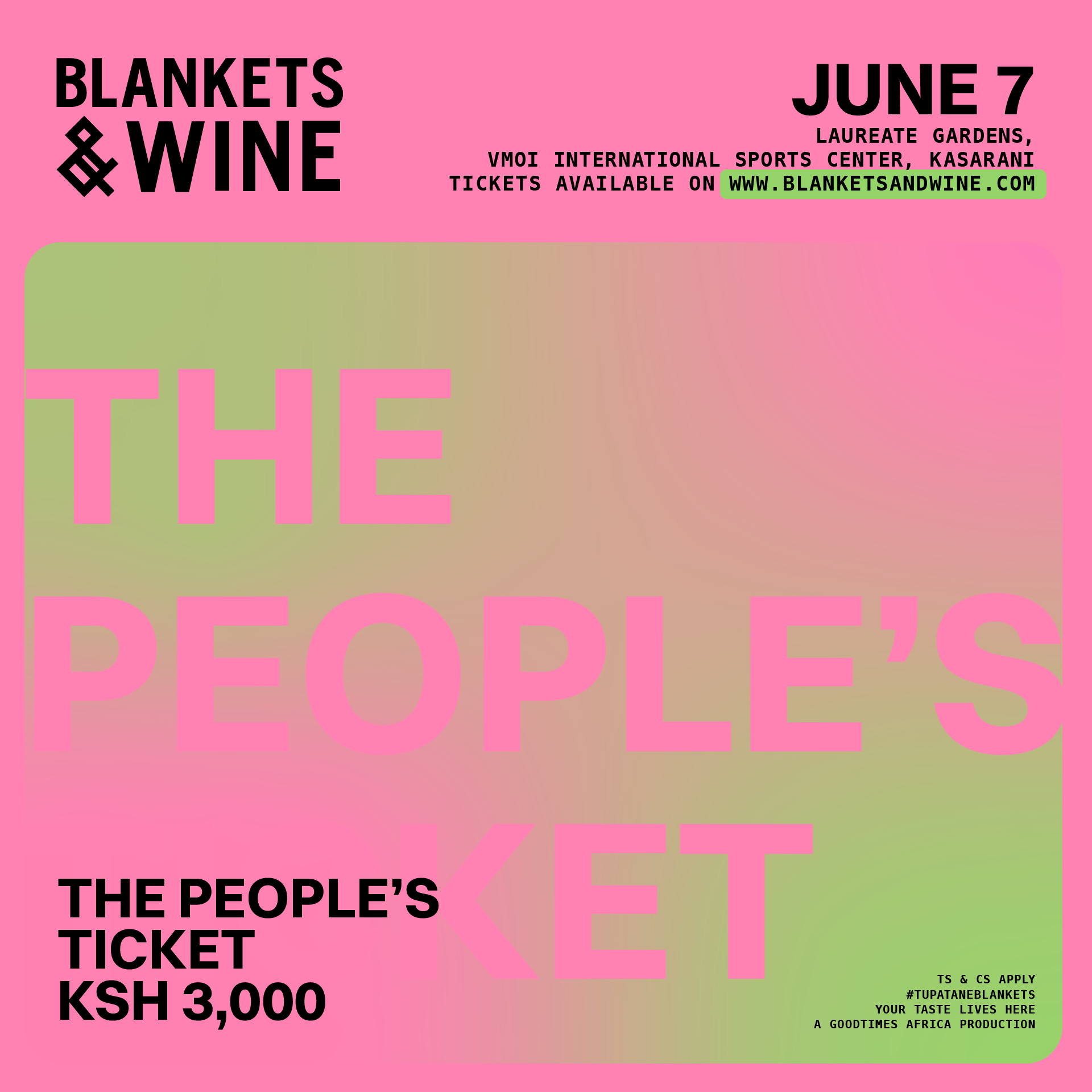 Blankets & Wine 2026
